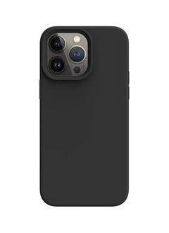 AKSESORY iPhone 15 Pro Max Black Silicone Case – Premium 6.7 Inch Soft Touch Protection, Shockproof, Scratch-Resistant, Lightweight, Anti-Slip, Durable, Slim Fit, Full Coverage Case for iPhone 15 Pro Max 