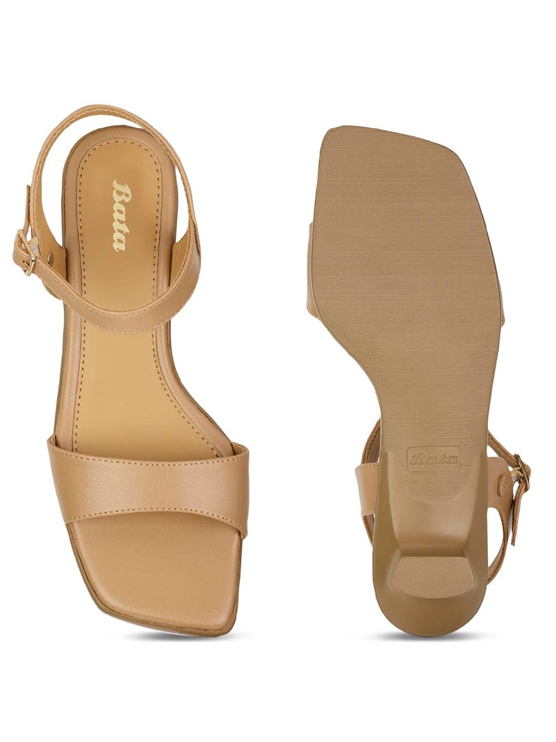 Bata Valeria Sandal Women Sandal in Tan Light Brown - Image 3
