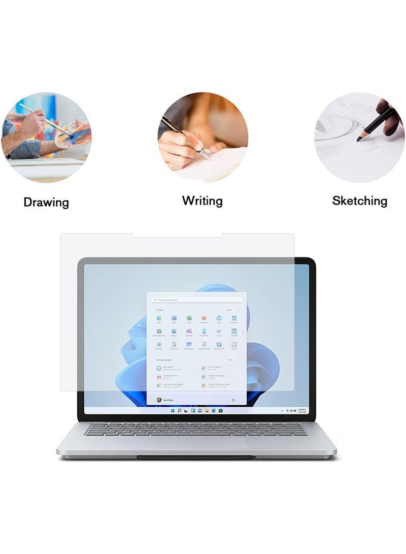 1Pack Paperfeel Screen Protectors for 12.3" Microsoft Surface Pro 7/6/5/4, Write Draw and Sketch with Surface Pen Like on Paper Anti-Fingerprint and Anti Glare - Image 1