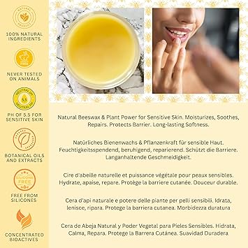 BEES of BRITAIN بلسم طبيعي 100% من زبدة الشيا والكاكاو وشمع العسل يصلح ويهدئ ويرطب نتبرع بـ 5% من أرباحنا لإنقاذ النحل الملقحات 100 مل - Image 4