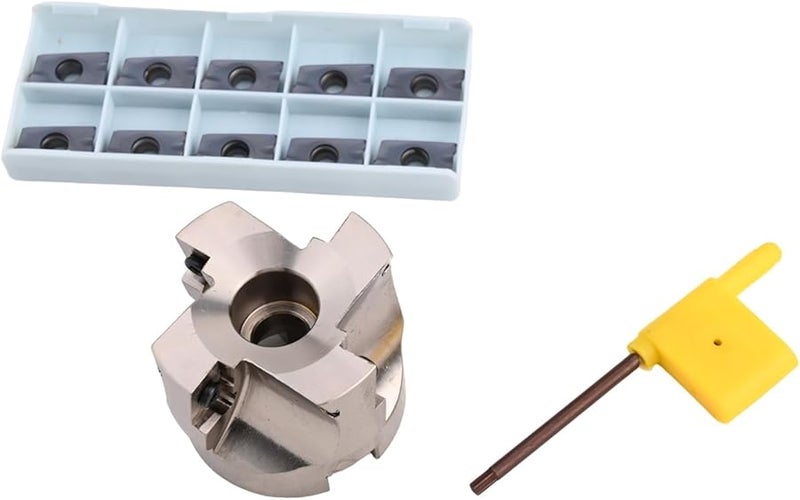 BAP400R 50mm 5 فلوت وجه نهاية مطحنة قابلة للفهرسة مع 10 APMT1604 إدراجات لـ CNC طحن ثقيل الواجب - Image 2