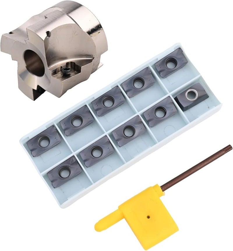 BAP400R 50mm 5 فلوت وجه نهاية مطحنة قابلة للفهرسة مع 10 APMT1604 إدراجات لـ CNC طحن ثقيل الواجب - Image 4