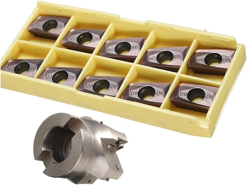 BAP400R 50mm 5 فلوت وجه نهاية مطحنة قابلة للفهرسة مع 10 APMT1604 إدراجات لـ CNC طحن ثقيل الواجب - Image 5