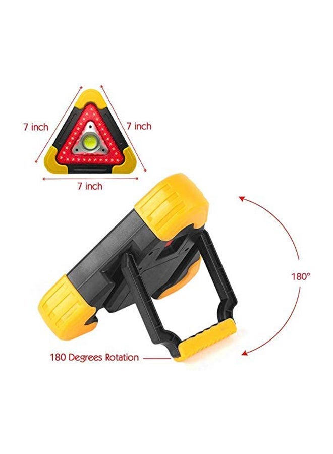 نيبمينينت Led Work Light Multi-Function Triangle Flood With Emergency Warning For Camping Hiking Fishing Car Repairing And Indoor Outdoor Use - Image 3