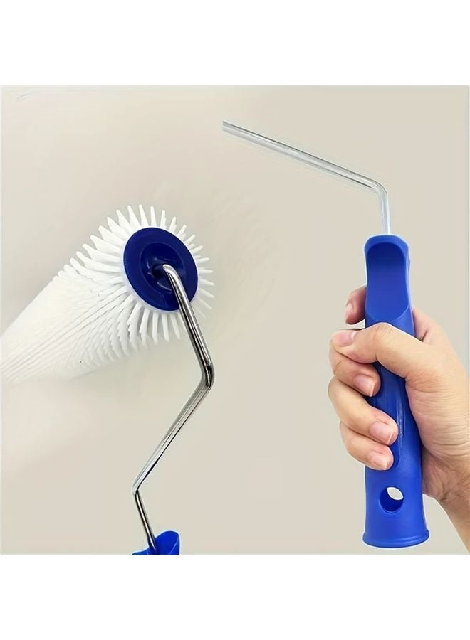 1pc Blue Plastic Spike Roller Self Leveling Epoxy Floor Paint Bubble Remover - Image 3