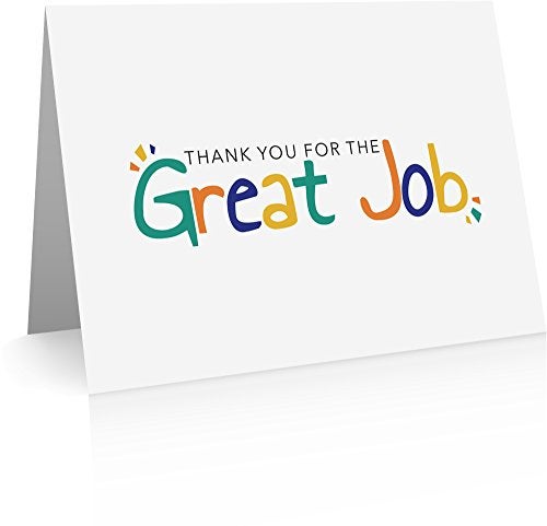 Little Notes by Comptime Great Job Note Cards (12 Cards and Envelopes) Employee Thank You - Good Job Cards - Image 5
