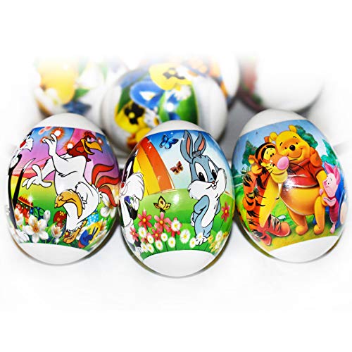 Diximus Easter Egg Decorating Kit Heat Shrink Sleeve Egg Wraps Pysanka Ukrainian Pysanky Supplies Egg Stickers Cartoons Easter Decoration for 7 Easter Eggs - Image 5
