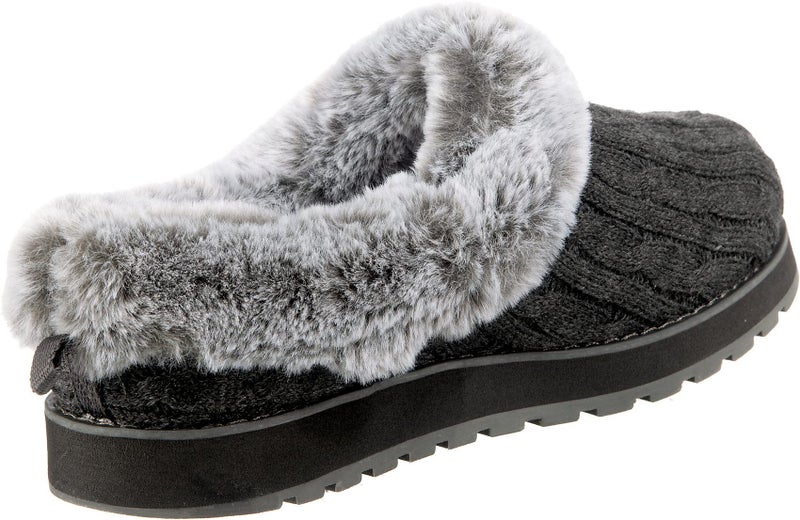 Skechers Women's Keepsakes – Ice Angel Slipper, Charcoal, 7 Wide - Image 4