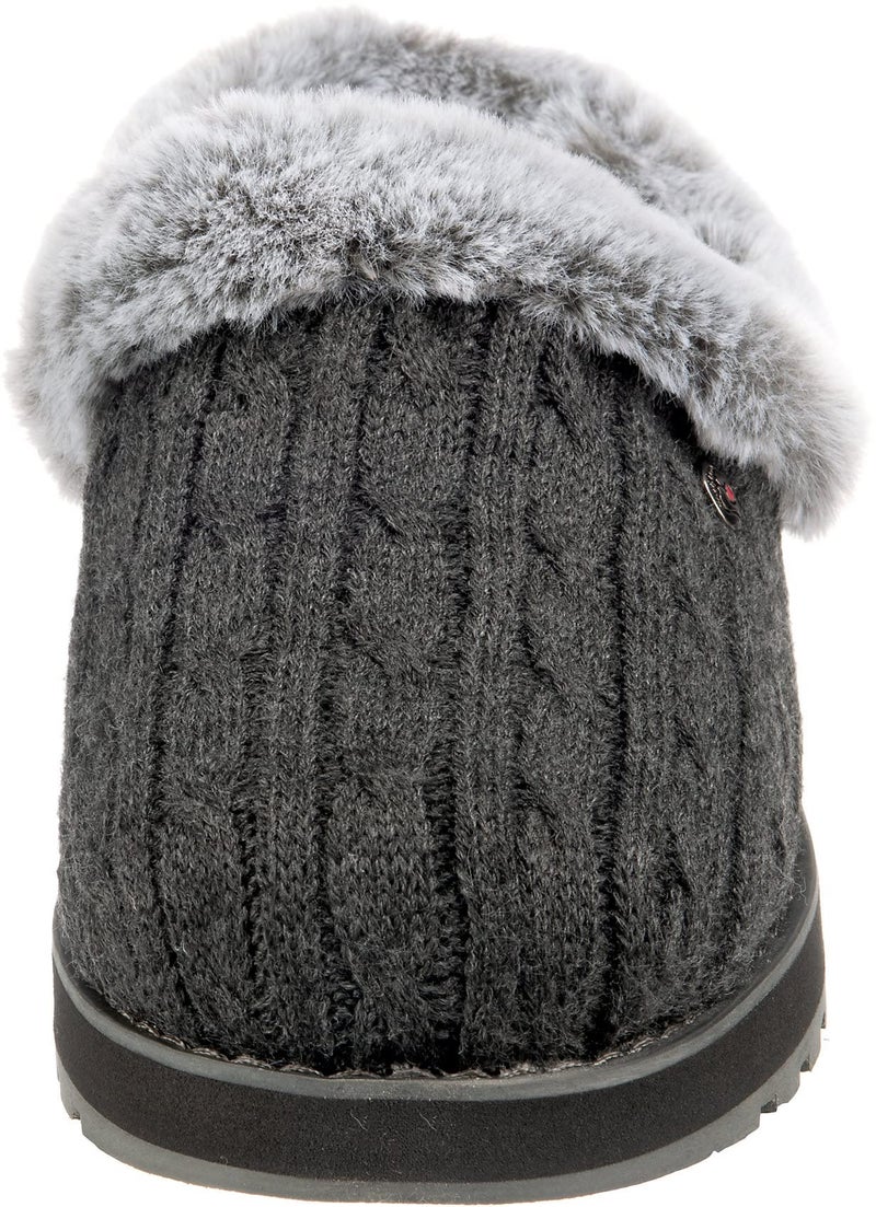 Skechers Women's Keepsakes – Ice Angel Slipper, Charcoal, 7 Wide - Image 3