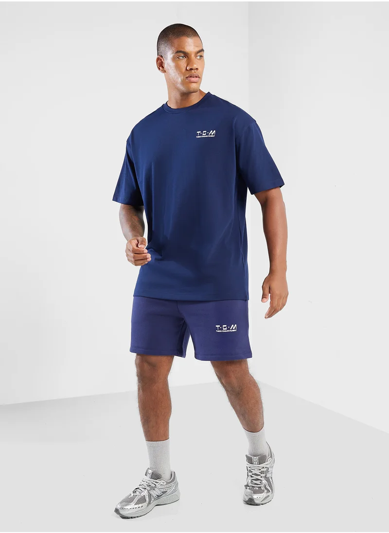 ذا جيفينج موفمنت Oversized Globe Printed T-Shirt