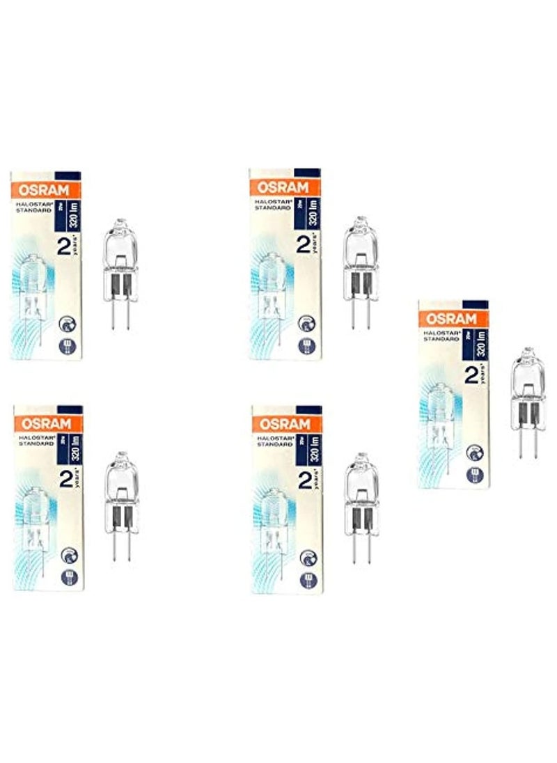 Osram (Pack Of 5) Osram Home Decorative Halogen Capsule Bulb, 20W G4, 12V, OH20W/WO/REF  - Image 1