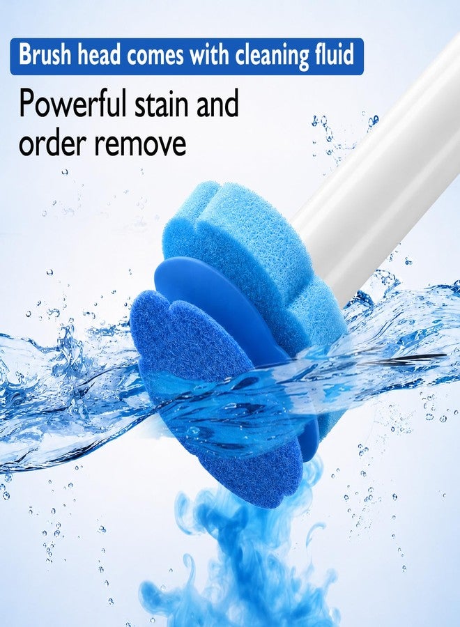 HOMSIER Disposable Toilet Brush-Toilet Bowl Cleaner Wand with 48 Refills - Image 2