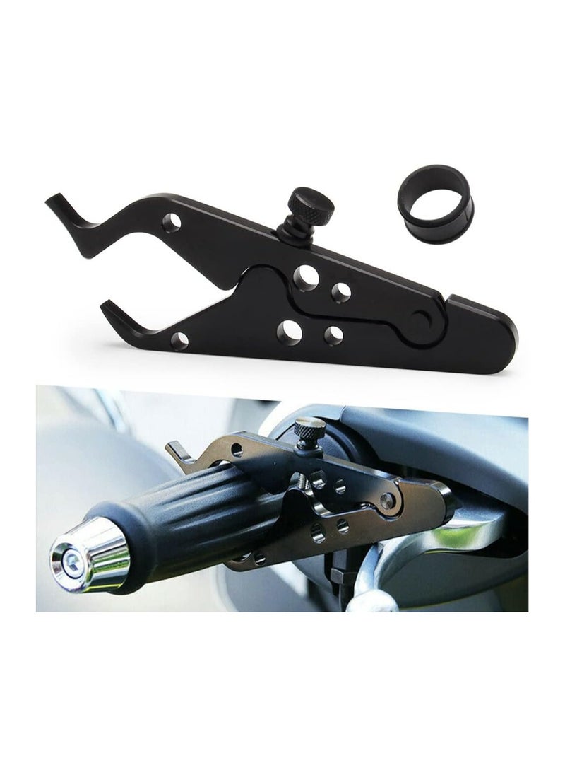 RATSAW - Motorcycle Cruise Control Throttle Lock Assist Aluminum Wrist and Hand Grip Lock Clamp with Silicone Ring Protect Throttle Grip Throttle Control System Most Any Bike Durable Lightweight Aluminum Alloy - Image 1