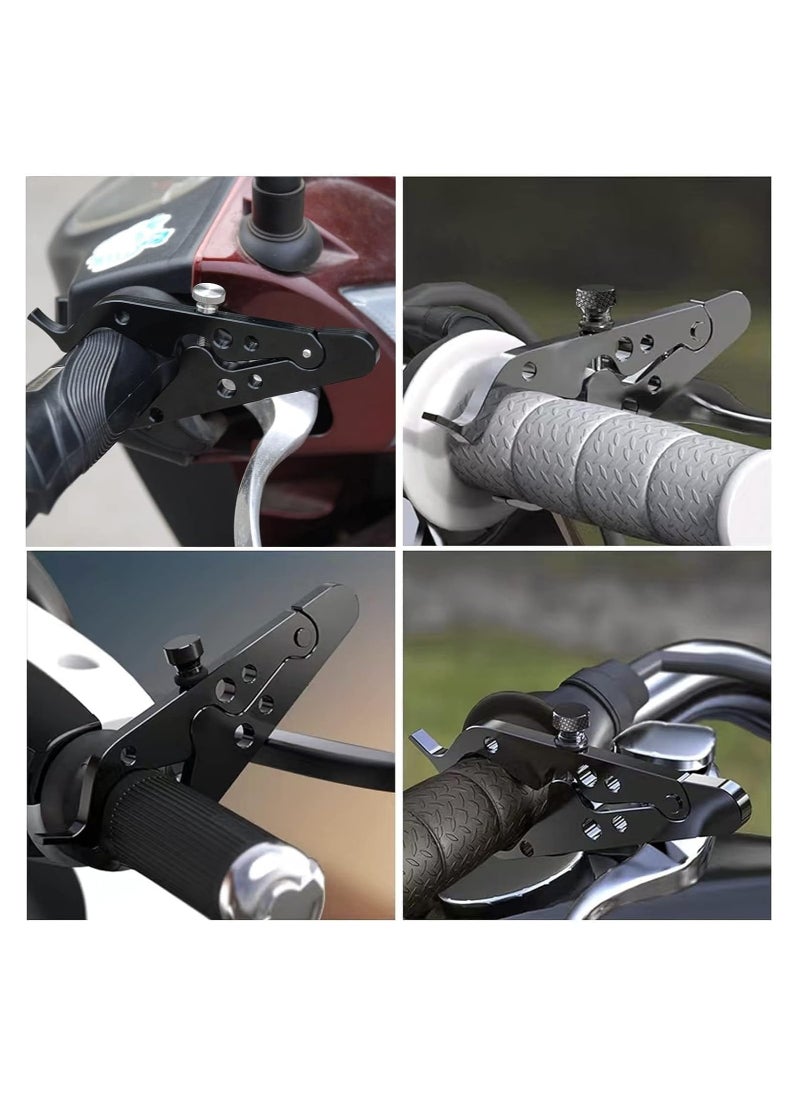 RATSAW - Motorcycle Cruise Control Throttle Lock Assist Aluminum Wrist and Hand Grip Lock Clamp with Silicone Ring Protect Throttle Grip Throttle Control System Most Any Bike Durable Lightweight Aluminum Alloy - Image 1