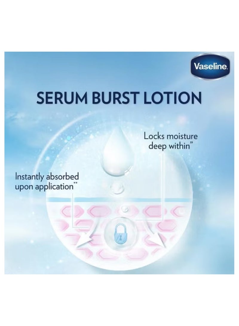 فازلين لوشن الجسم سموث راديانس بيرست جلوتا اقوى 10 مرات من فيتامين سي لبشرة متوهجة ومشرقة - 200 مل - Image 3