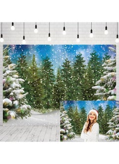 Winter Forest Landscape Backdrop Christmas Pine Tree Natural Scene For Newborn Birthday Happy New Year Holiday Decoration (8X6Ft) - pzsku/ZAE5E85F6103F6FD067EAZ/45/_/1733730183/860a4687-1c5b-4004-bbfd-ea8634572fac