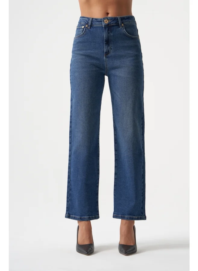 MIZALLE Woven Jean Pants