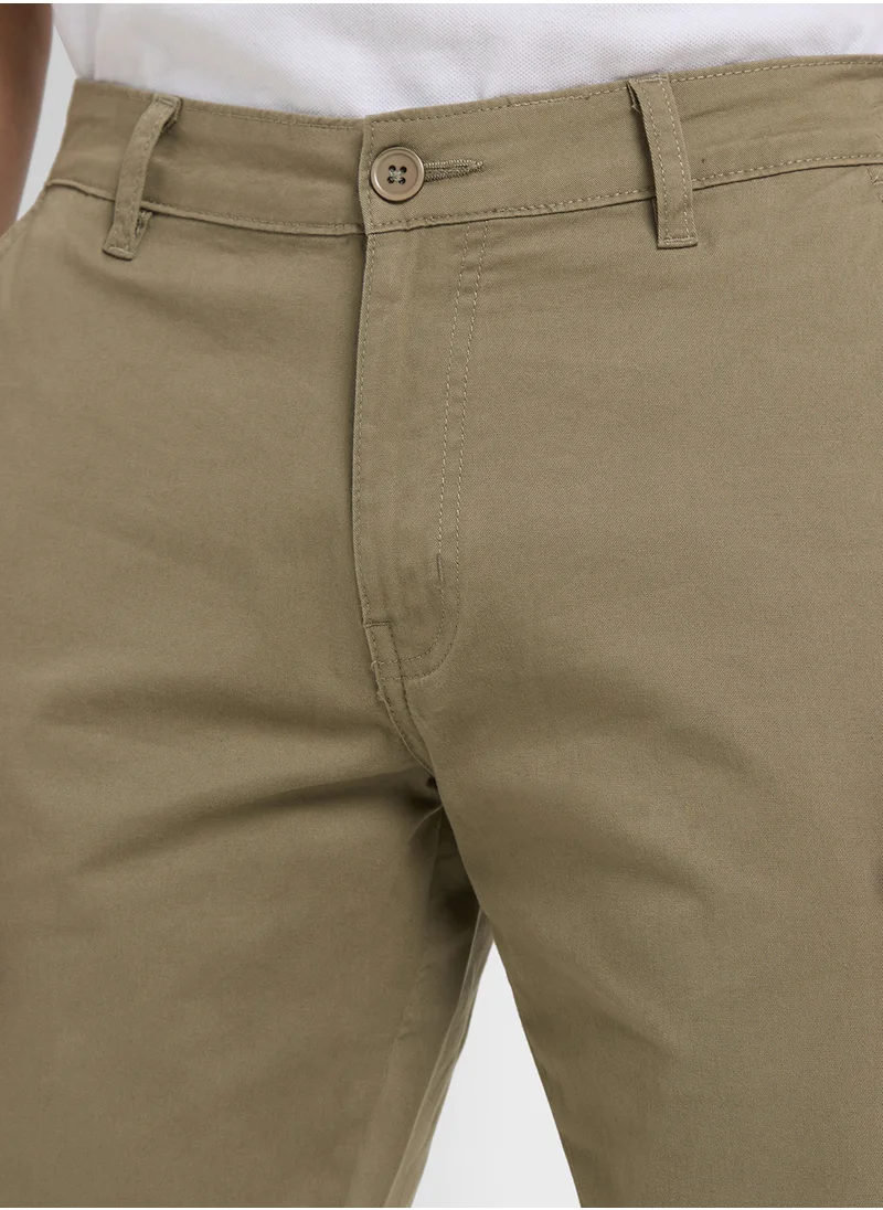 Robert Wood Straight Fit Chino Pants