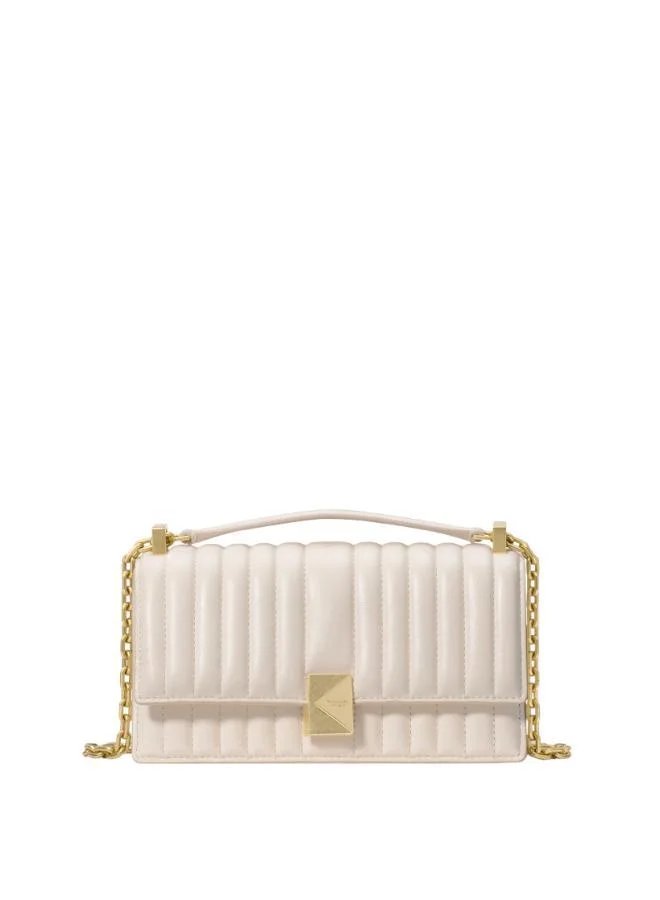 Kate Spade Deco Quilted Leather Mini Flap Chain Crossbody