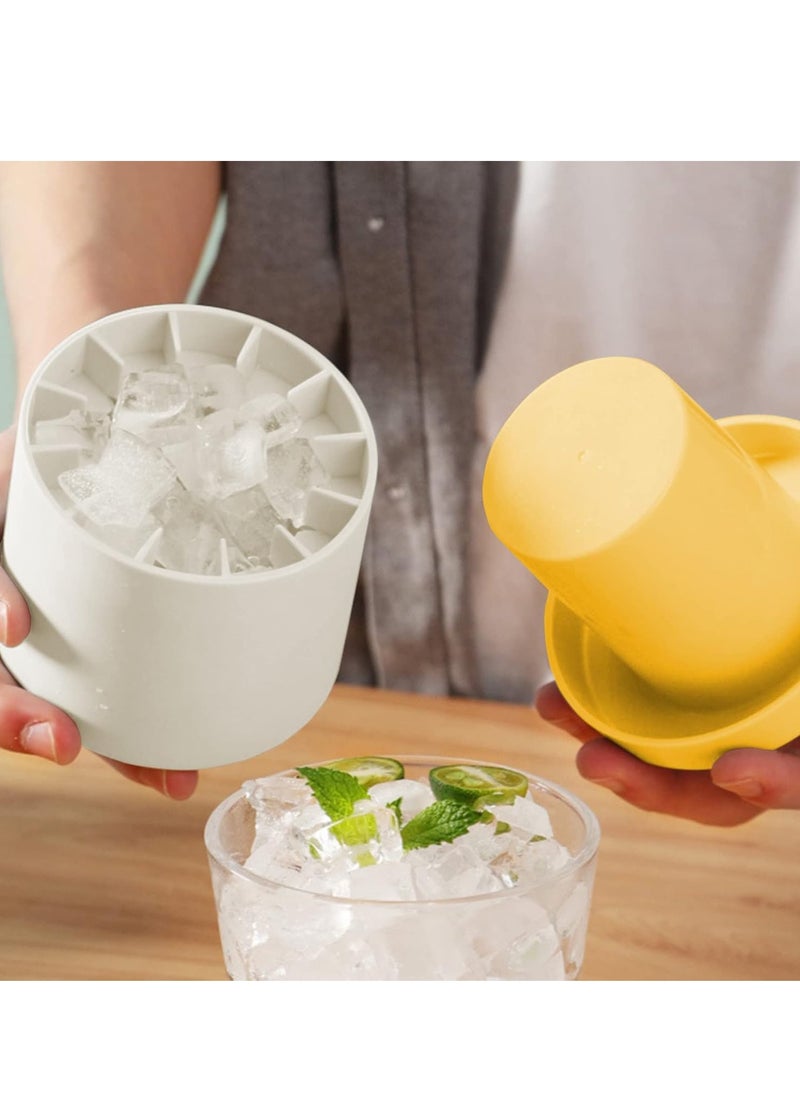 Innovative ice cube tray with lid - for making small ice cubes quickly and easily