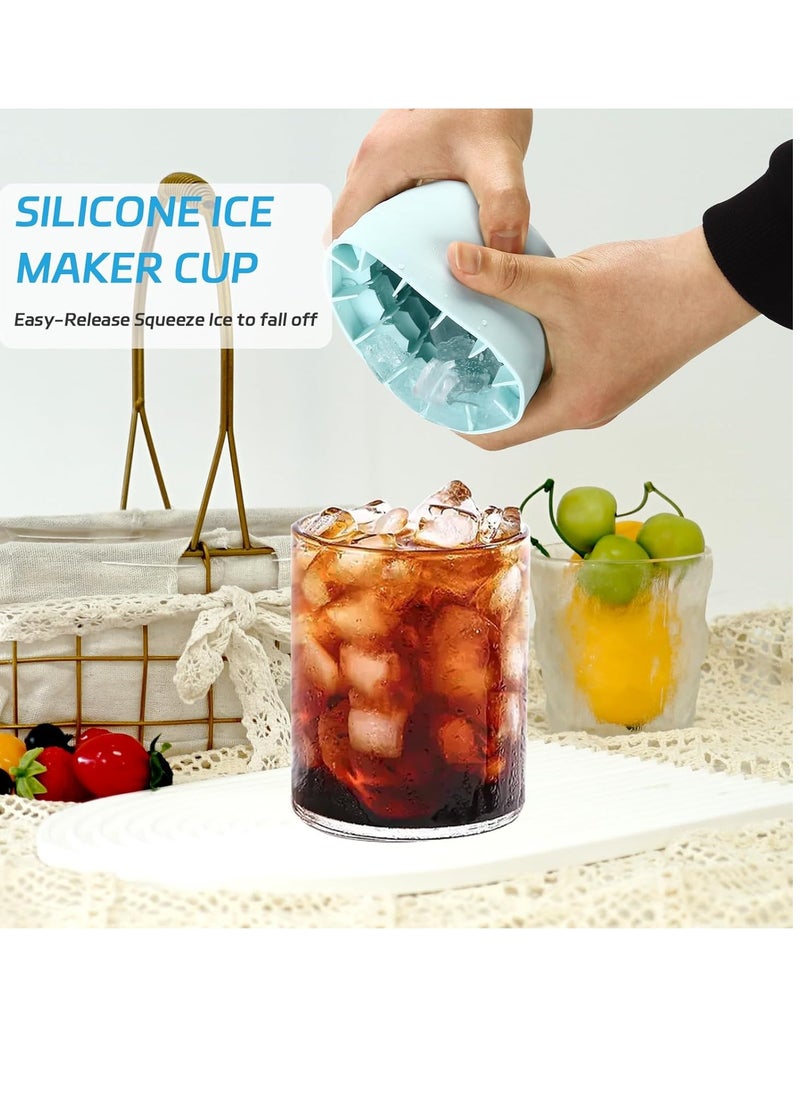 Innovative ice cube tray with lid - for making small ice cubes quickly and easily