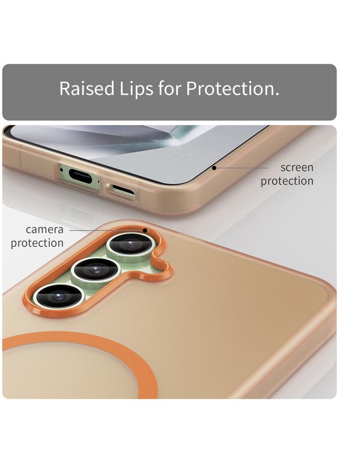 S-TOP Case For Samsung Galaxy S24 FE 5G MagSafe Frosted Translucent TPU + PC Full Coverage Phone Case - Image 5