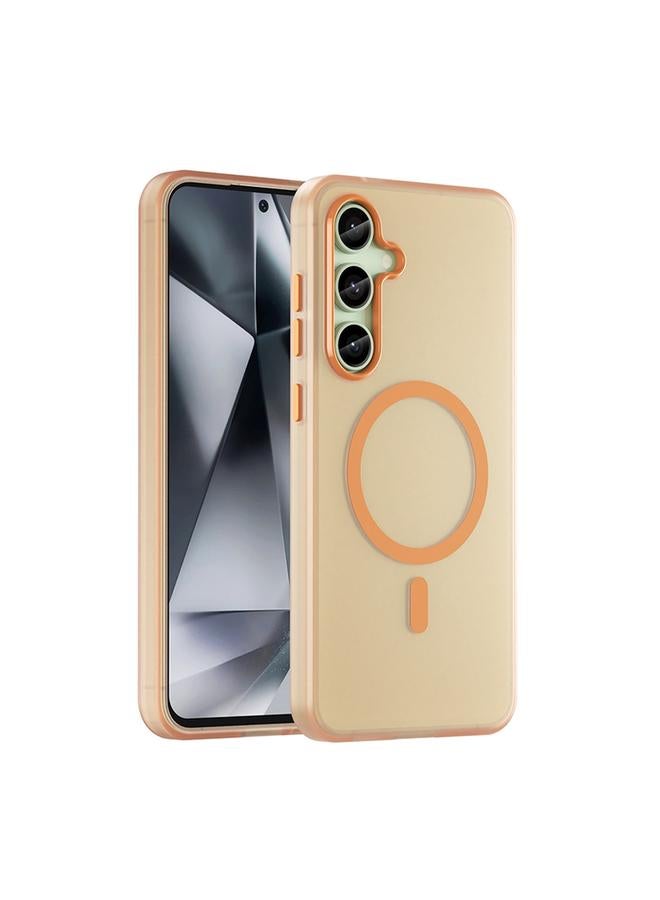 S-TOP Case For Samsung Galaxy S24 FE 5G MagSafe Frosted Translucent TPU + PC Full Coverage Phone Case - Image 1