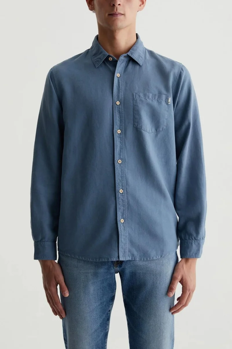 Ag Jeans Premium Regular-Fit Long-Sleeve Shirt