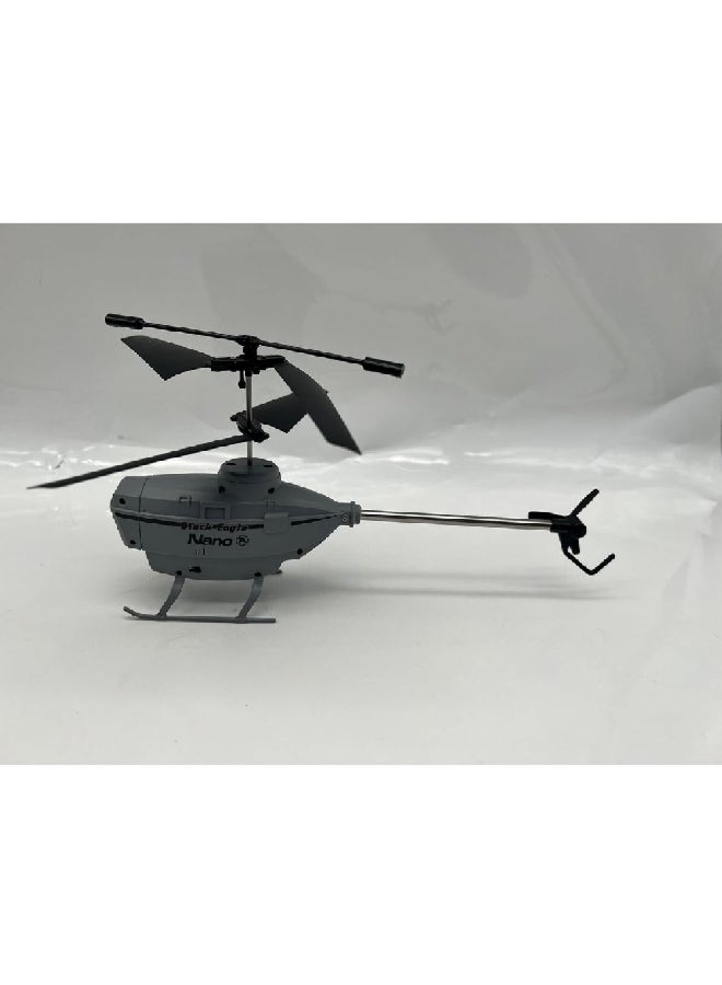 اتش اس تي نانو تشانيل مروحية مع جهاز تحكم عن بعد للأطفال رمادي وأسود 6.5 × 15.5 × 29.5 سم LH-2023-C2 - Image 3