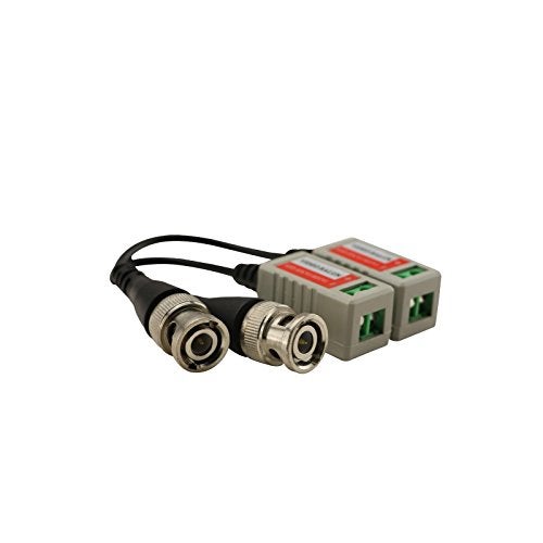 LipiWorld® Video Balun AHD CVI TVI Coax to UTP Cat6 Connector HD 720P 1080P CCTV BNC (PACK-4) - Image 4
