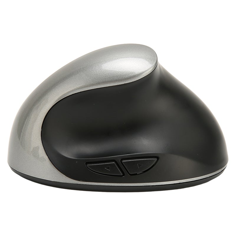 HYSJ Wireless Vertical Mouse 2.4GHz Wireless Ergonomic Mouse - 3 Levels DPI 800 1600 2400 Optical Vertical Design for Wrist Comfort Grey - Image 3