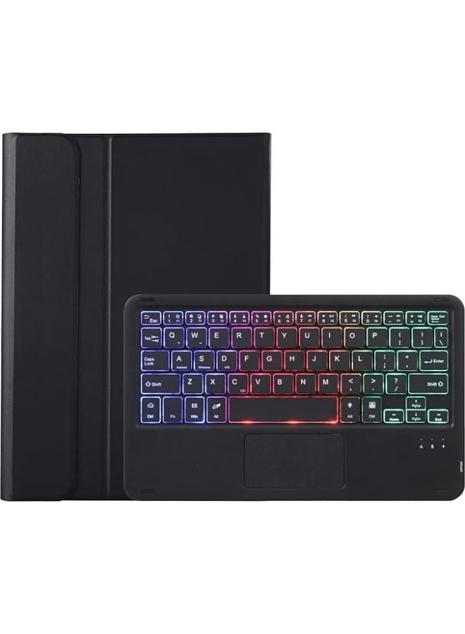 Touchpad Keyboard Case Compatible with Honor Pad X9 11.5 inch 2023, Magnetic Removable Wireless Colorful Backlit Keyboard Cover - Image 2