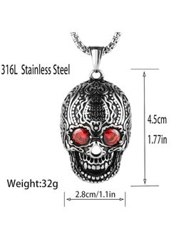 Fayrouz Jewellery Skull shaped cap chain Necklace  - Image 2