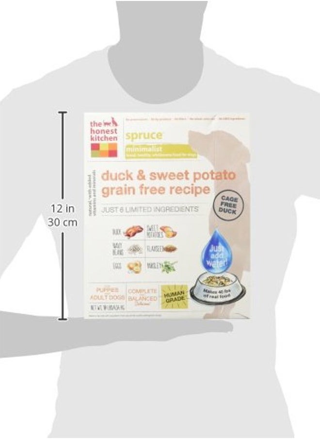 the honest kitchen Limited Ingredient Duck Grain Free Dehydrated Dog Food - Duck, 10 Pound Box  - Image 3