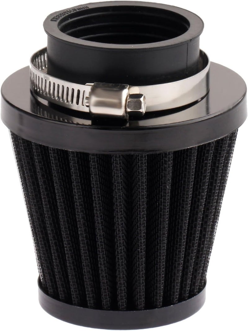 Mtsooning Motorcycle Air Filter Pod, 39mm Washable Universal Clamp-On Breathers, Cone Intake filter Replacement for ATV Dirt Pit Bike Go Kart Motorbike - Image 1