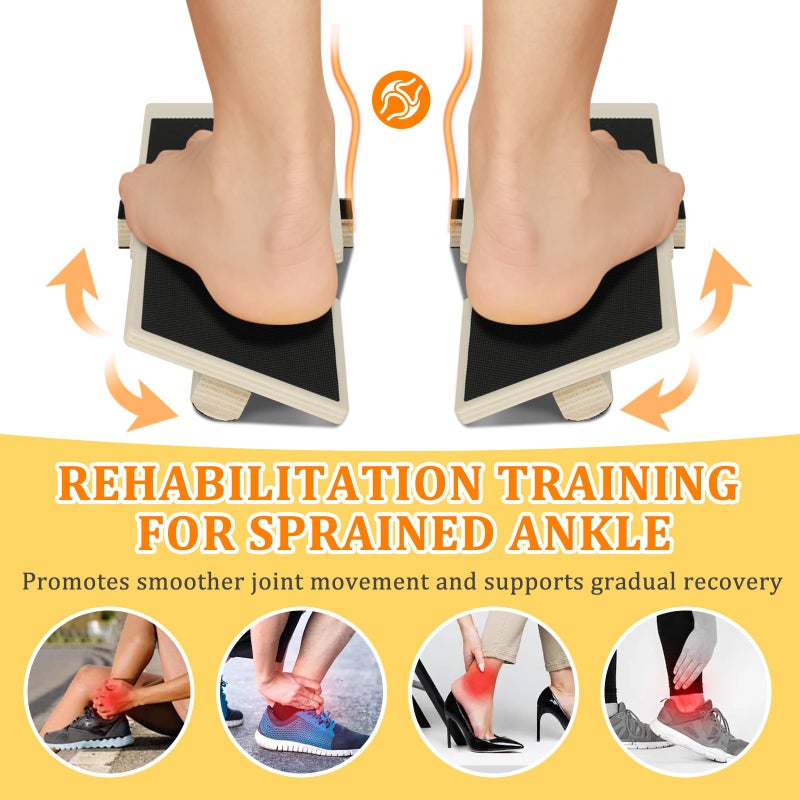 Silbingan Adjustable Balance Board for Ankle & Foot Strength â€“ Single-Leg Stability Trainer for Balance, Mobility, Calf Flexibility & Core Control â€“ Foot Exercise Equipment for Home, Office, Gym & Rehab - Image 3