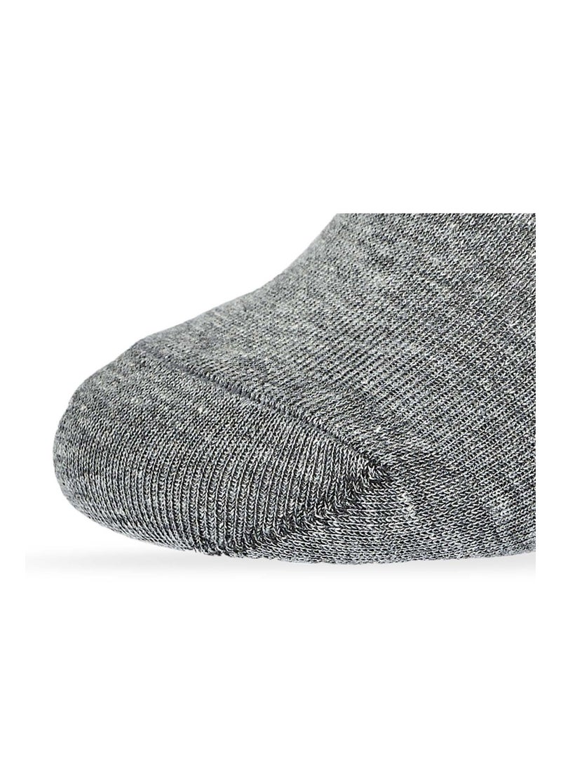 SAM SOCKS Kids Set of 3 Long School Plain Socks Grey size 26-29  EU - Image 3