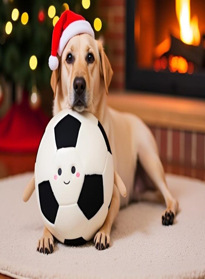 Ryttir 11 Inch Creative 3D Simulation Soccer Pillow,Fluffy Cars Pillow Football Toy Outdoor Cushions for Ball Owners,Cuddle Companion for Age 0+(Birthday Gender Neutral Gift) - Image 5