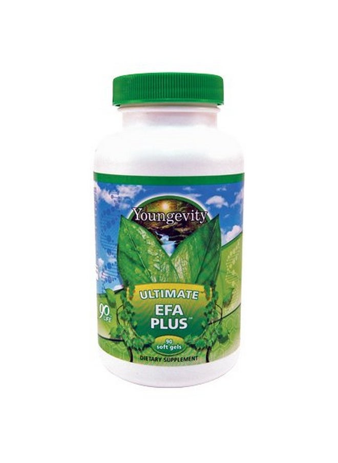 youngevity Youngevity Ultimate EFA Plus - Essential Fatty Acids, 90 Soft Gels - Balanced Fish Oil Formula for Heart, Brain, Joint, Skin Health - Omega-3, Omega-6, Omega-9 Supplement for Optimal Health Support 