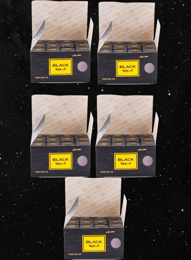 بانافع 60 قطع عطر بلاك عود زيتي 3 مل - Image 1