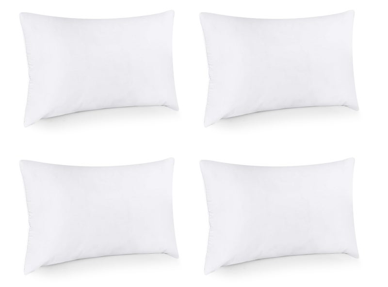 Utopia Bedding Throw Pillows (Set of 4  White)  12 x 16 Inches Pillows for Sofa  Bed and Couch Decorative Stuffer Pillows - Image 2