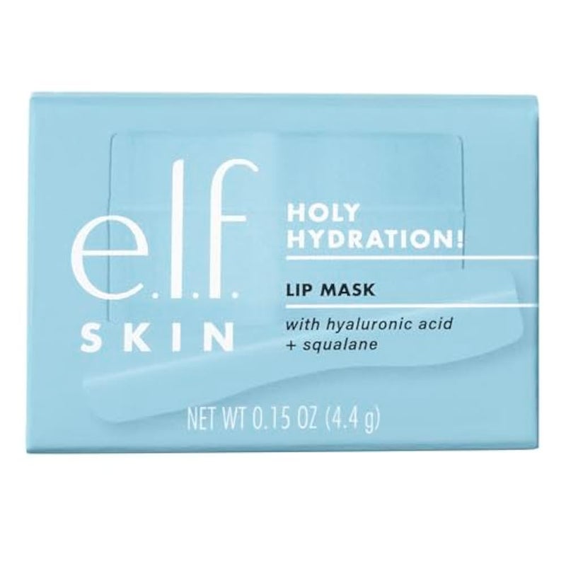 elf e.l.f. Skin Holy Hydration! Lip Masks, Hydrating Leave-on Lip Mask For Soft & Smooth Lips, Enriched With Hyaluronic Acid, Powder Blue - Image 5