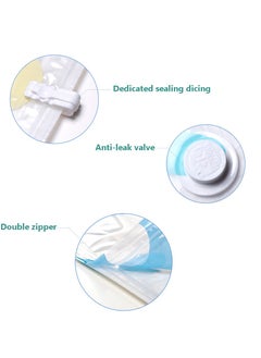 XiuWoo 10pcs Vacuum Bags Wardrobe Closet Organizer Clothes Storage Bag Compression Seal Bags Quilts Pillows, for Comforters, Blankets, Bedding, Clothing, Compression Seal for Closet Storage  - Image 5