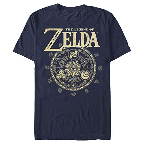 Nintendo Men's Zelda Cir T-Shirt, 2X-Large, Navy - Image 1