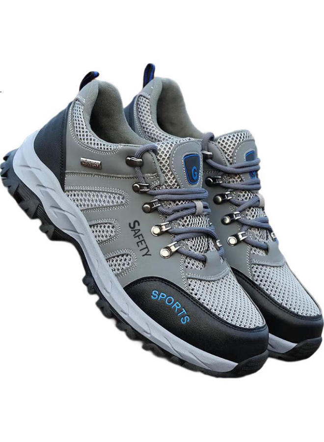 Jingtu Men'S Summer Breathable Steel Toe Cap Anti-Smashing Anti-Piercing Lightweight Safety Work Shoes 2135T Size 45 - Image 2