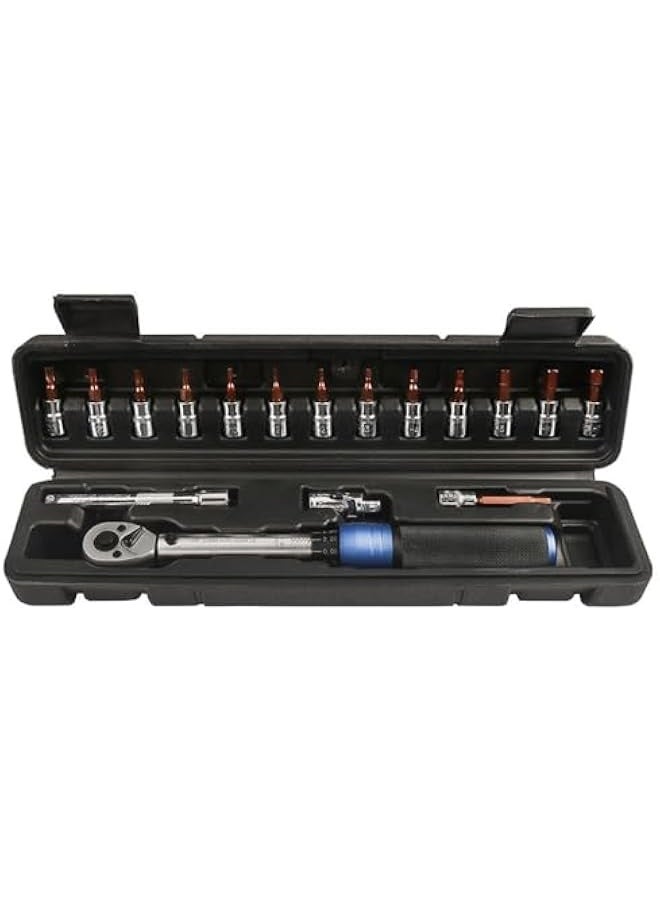 Adjustable Torque Wrench Set 1/4Inch 3/8Inch Drive Spanner Kit 5-30N.m 10-60N.m Hand Tool Bicycle Motorbike Car Repag Accessory  - Image 1