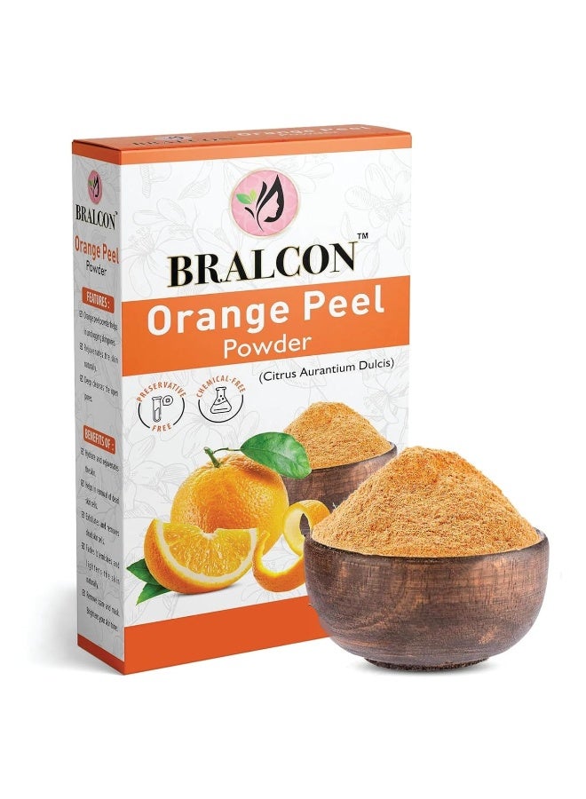 BRALCON Activated Charcoal, Chandan, Orange, Multani Mitti Powder Combo-400g(100g x 4 Pack) for all Skin Types for Face & hairs in seperate Packaging - Image 2