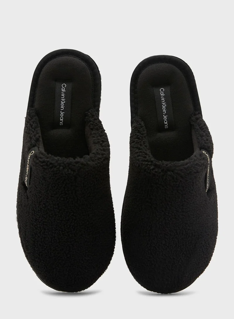 Calvin Klein Jeans Sherpa Bedroom Slippers