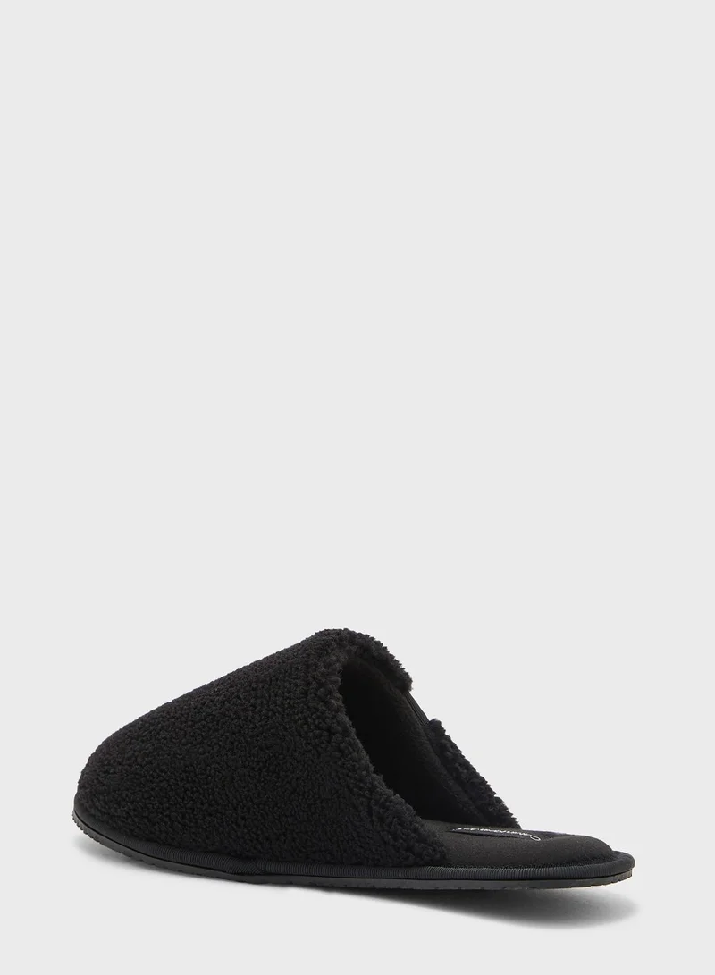 Calvin Klein Jeans Sherpa Bedroom Slippers