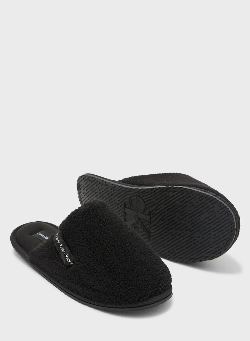 Calvin Klein Jeans Sherpa Bedroom Slippers